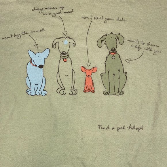 Rescue Dogs t shirt M EUC - Picture 2 of 11